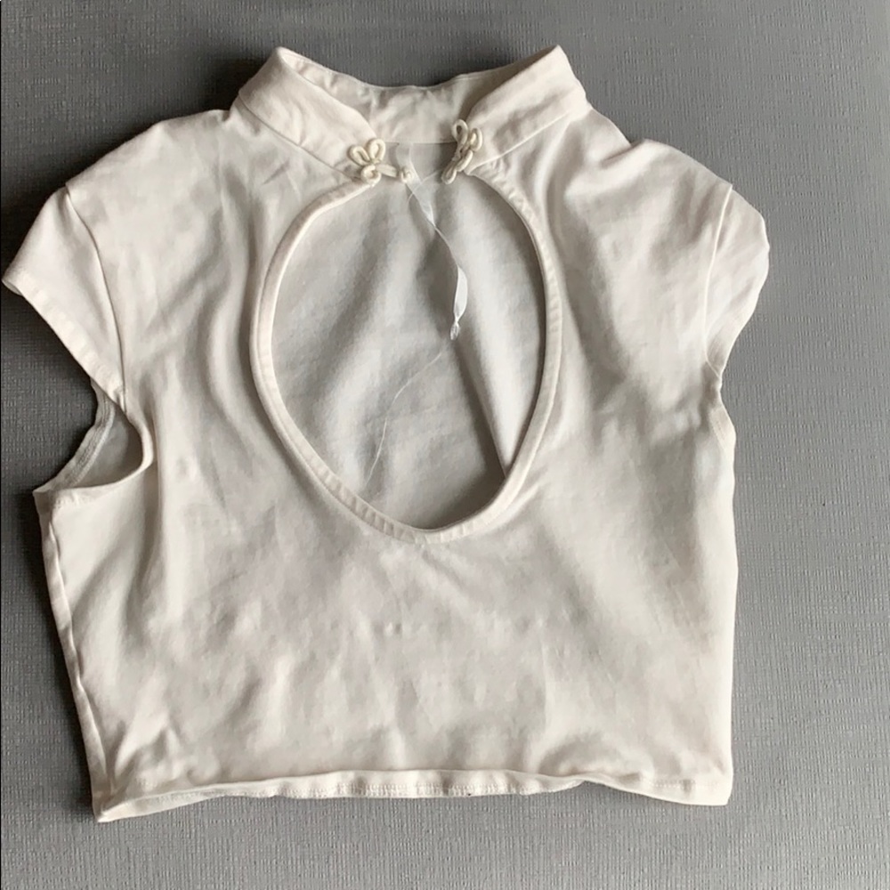 ARE YOU AM I - IMALA TOP (white) Size (M)